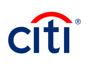 Logo for Citi on white background
