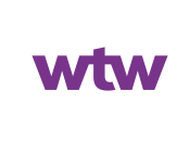 Purple Willis Towers Watson logo on white background