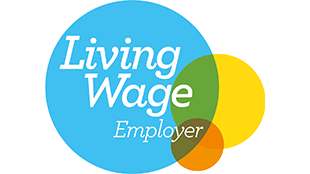 London Living Wage Employer logo on a white background
