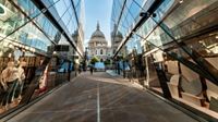 St Paul's Cathedral viewed from One New Change. 
