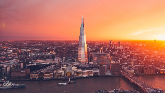 View of the Shard from the Sky Garden.