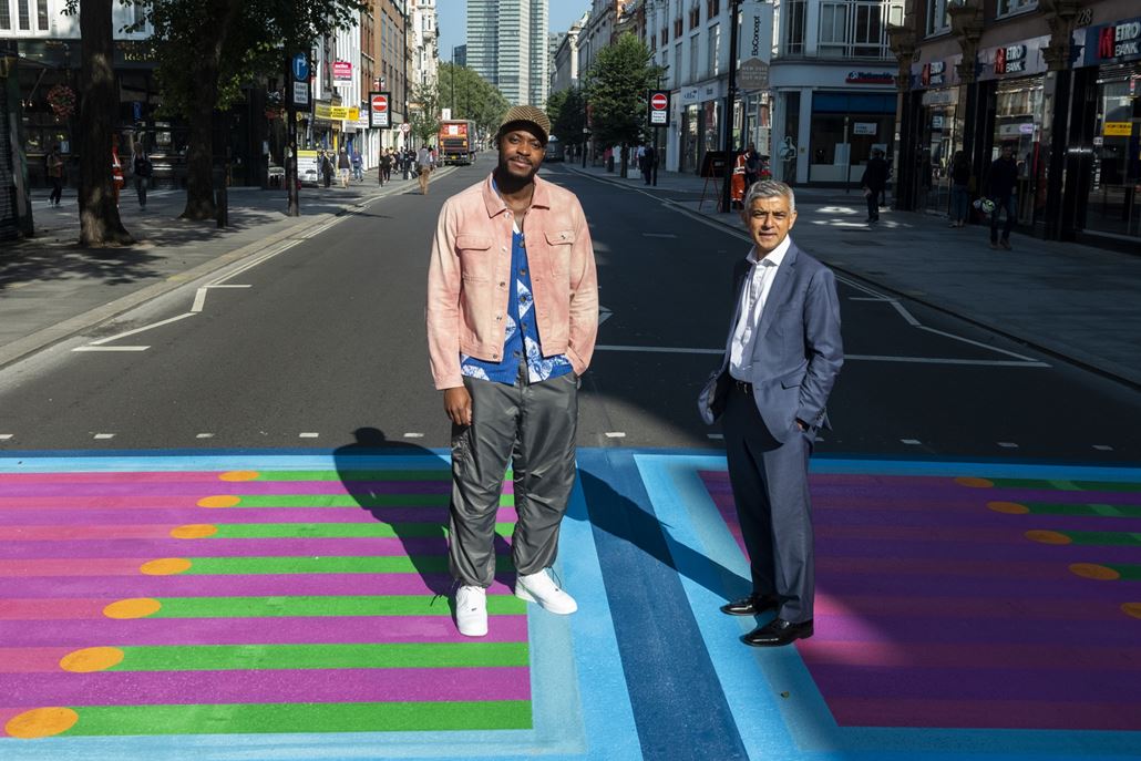 Pedestrian crossings are transformed with a burst of colour to celebrate the return of London’s creative festivals