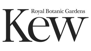 Royal Botanic Gardens, Kew logo on a white background