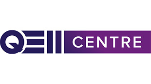 QEII Centre logo on a light grey background