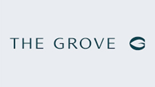 The Grove logo on a light grey background